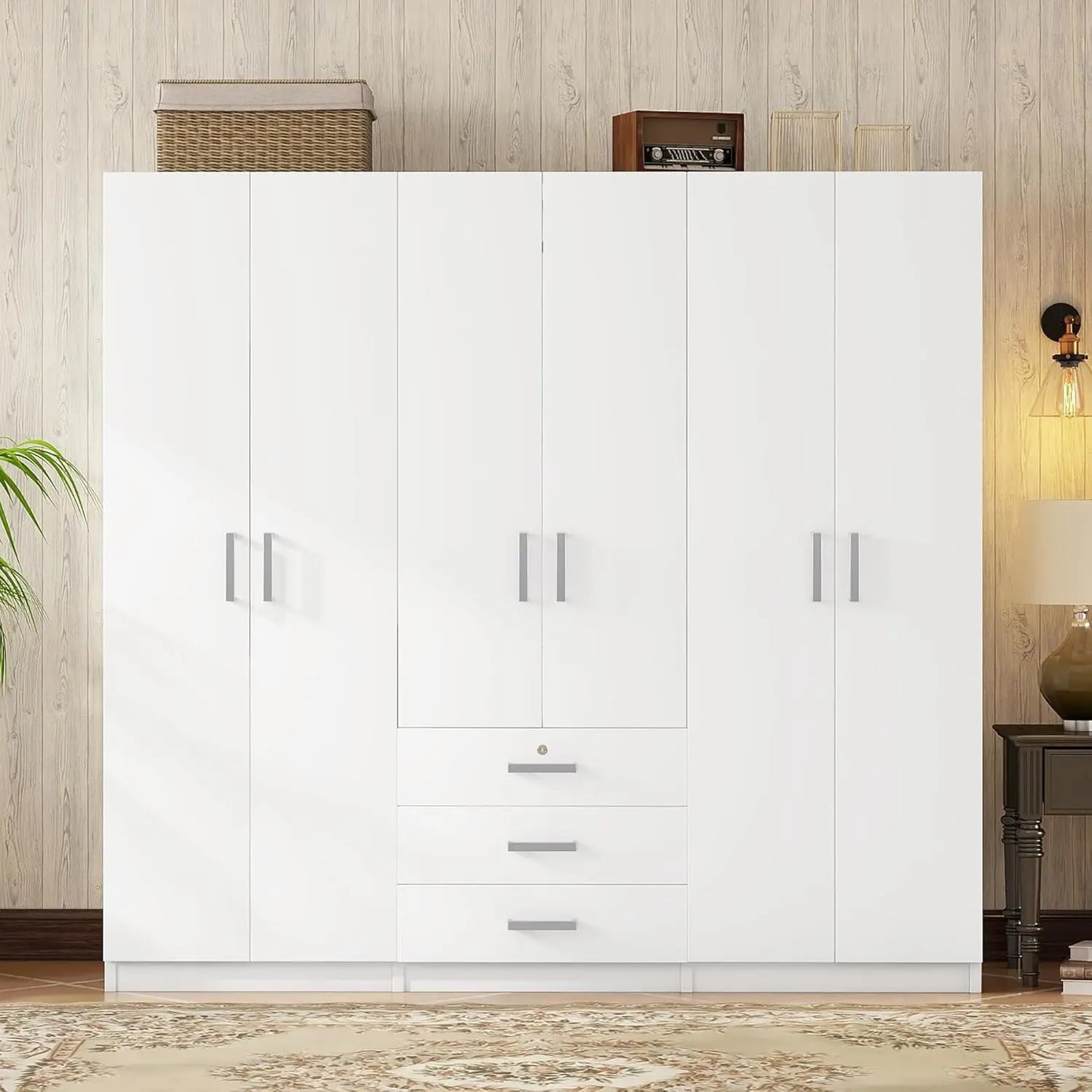Large Wooden Wardrobe Cabinet