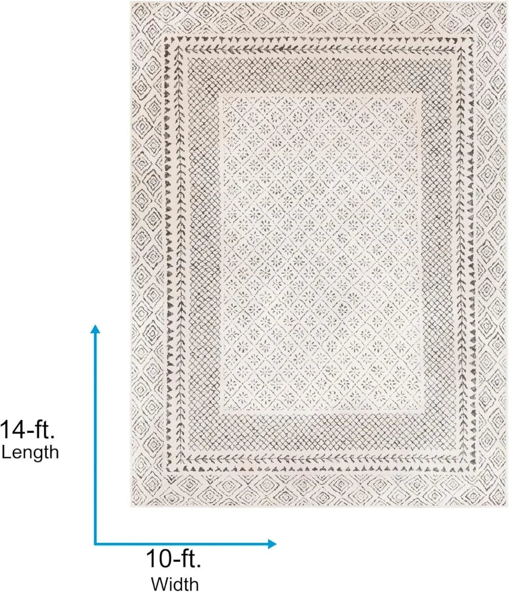 Round Farmhouse Area Rug