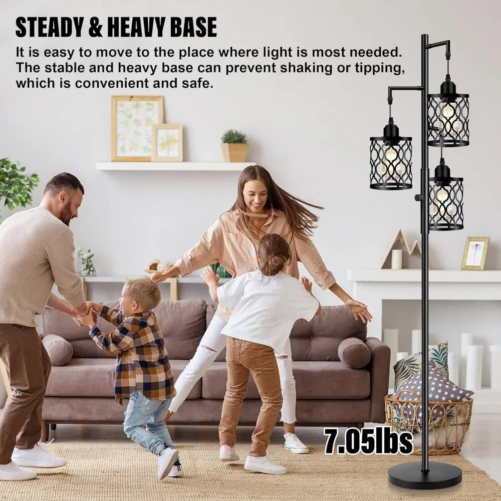 Dimmable Farmhouse Floor Lamp