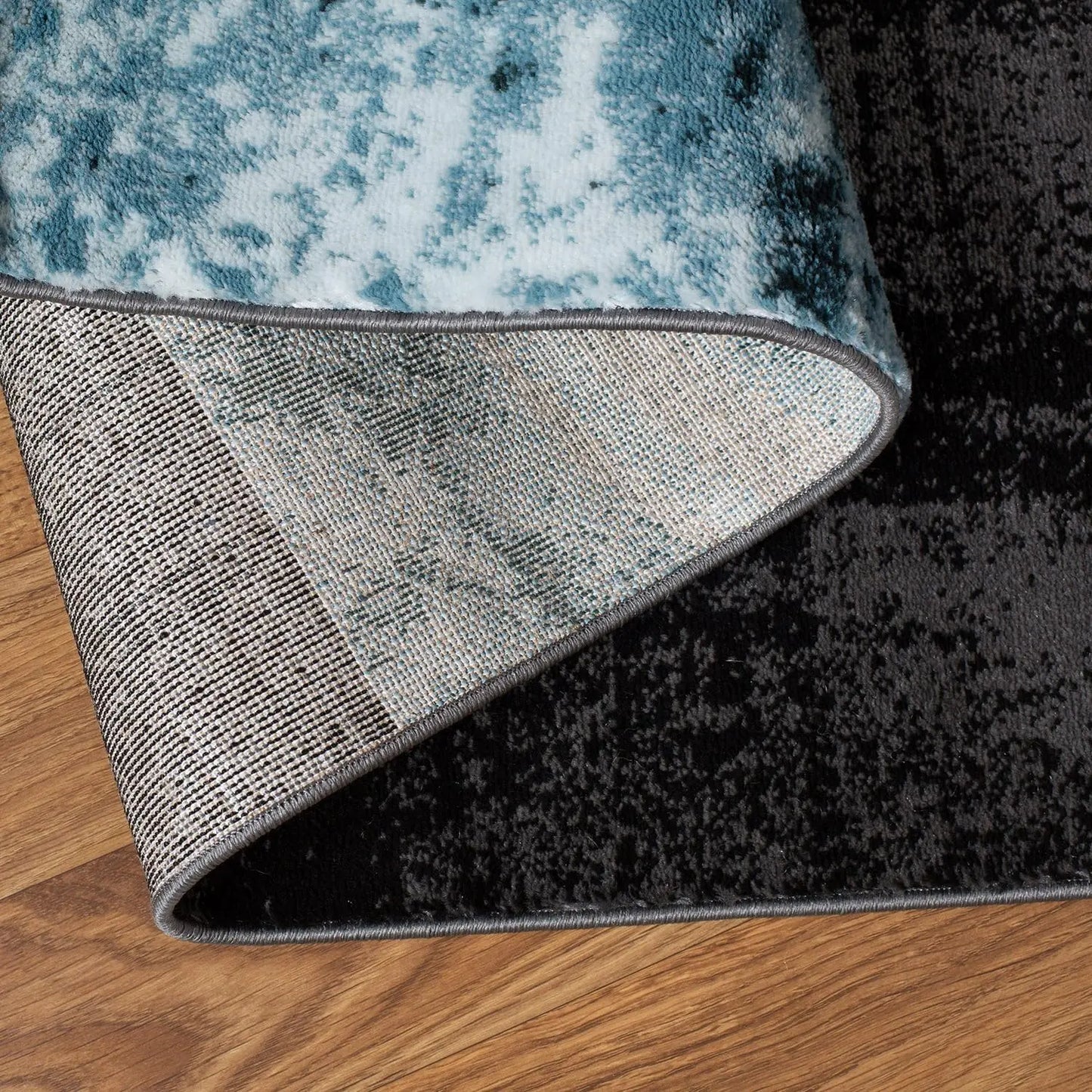 Contemporary Soft Area Rug 7'10" x 10'2" Gray