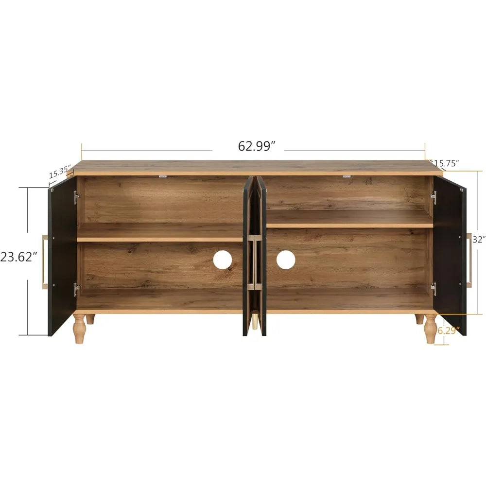 Wooden Sideboard Buffet Cabinet