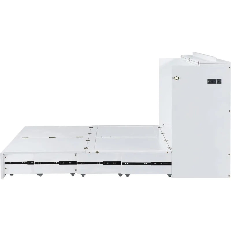 Queen Size Murphy Bed with USB Charging Station