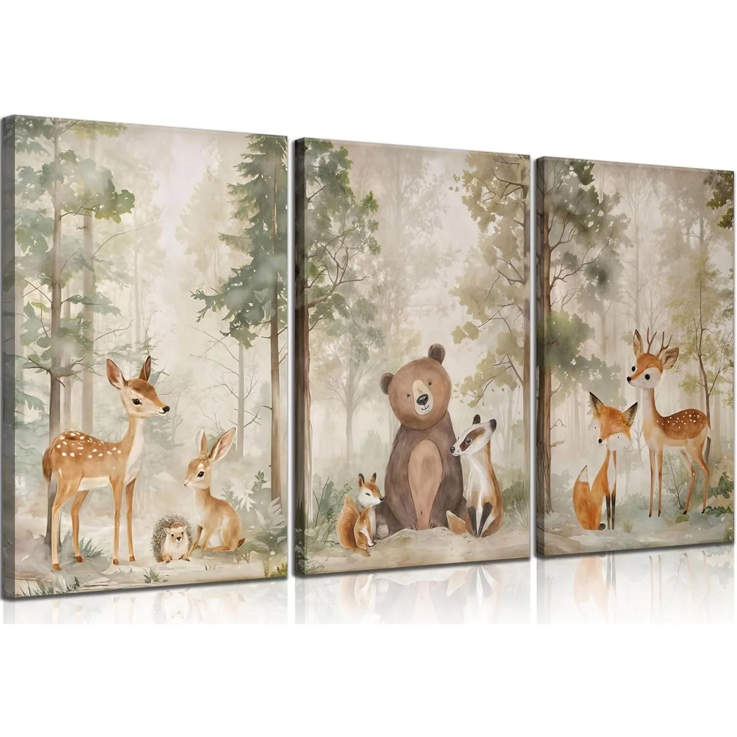 Woodland Animal Nursery Wall Decor