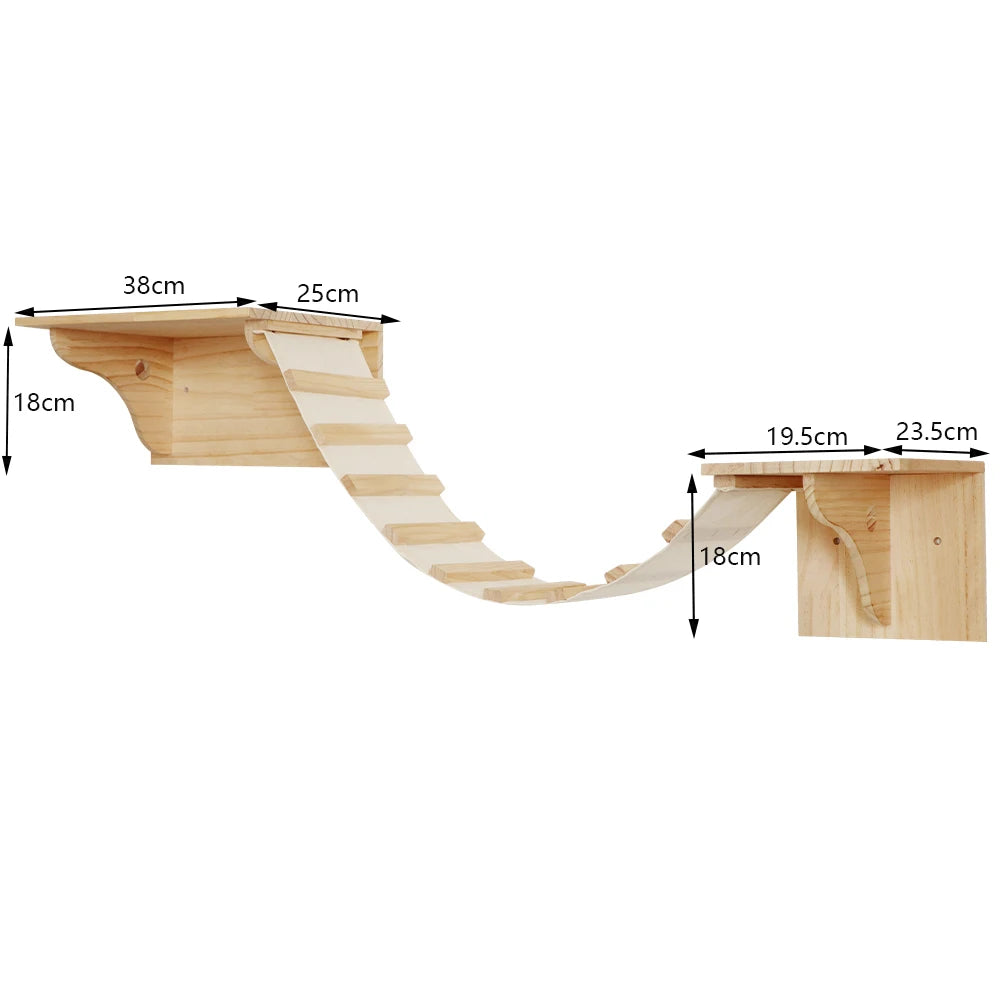 Wall Mounted Cat Climbing Shelves