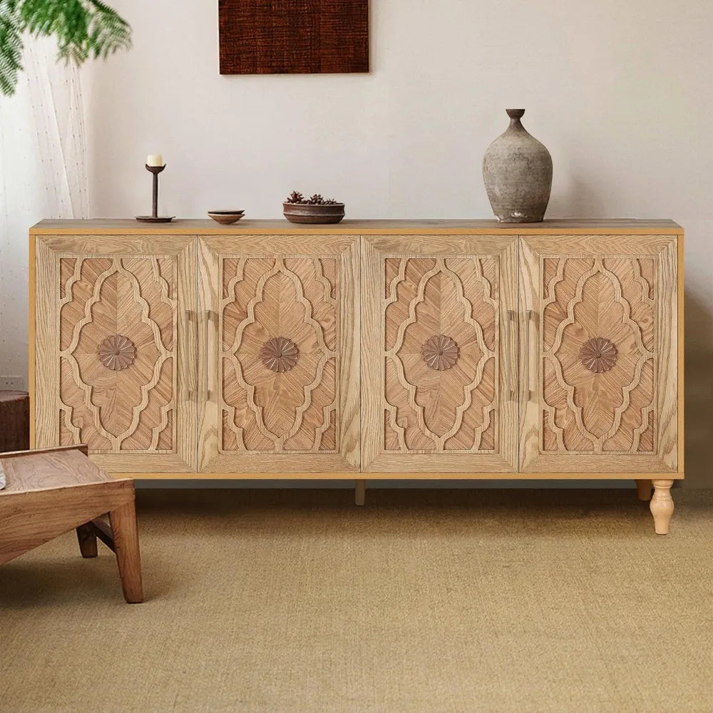 Wooden Sideboard Buffet Cabinet