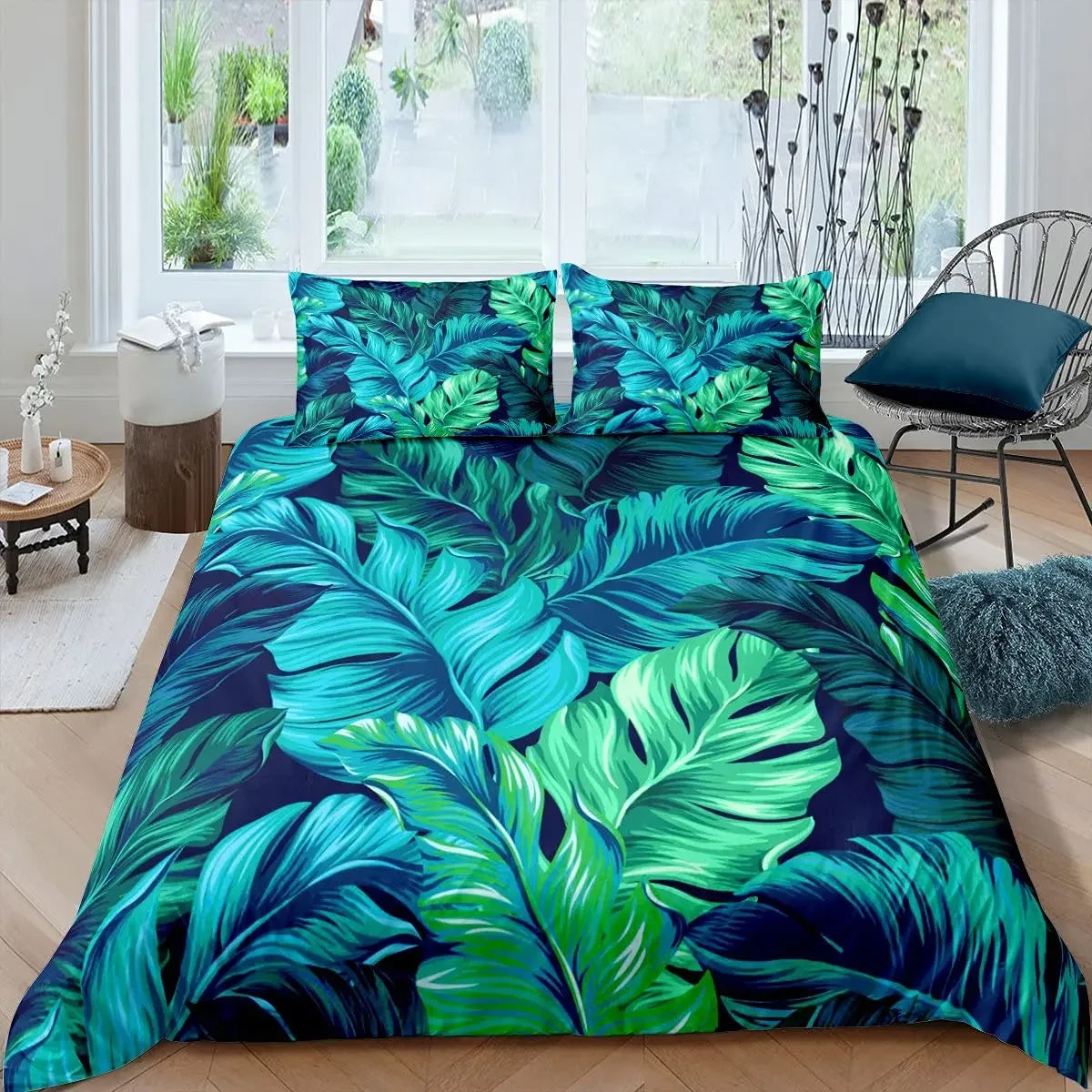Palm Leaves Duvet Cover 2/3 Pieces