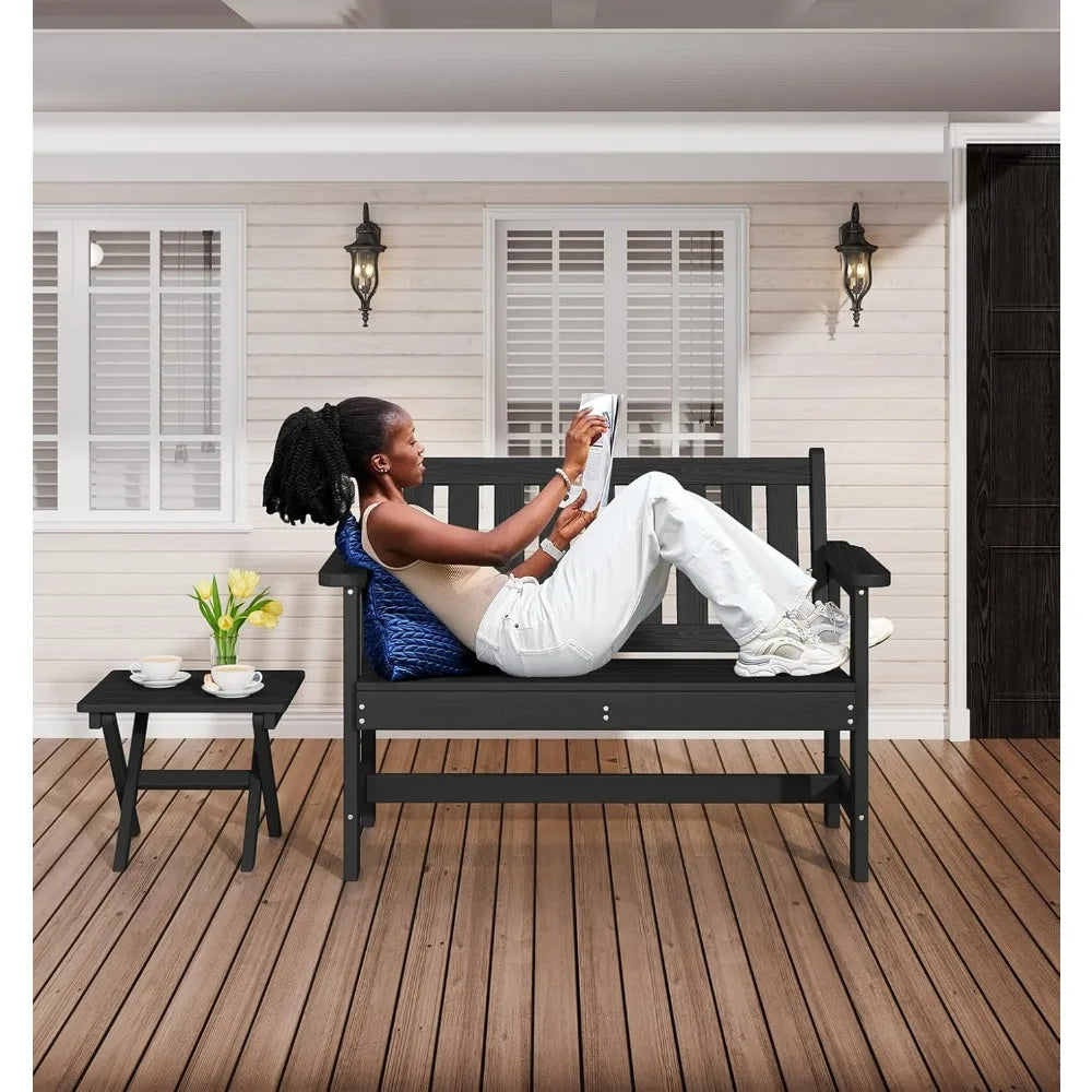 Weatherproof 2-Person Garden Bench