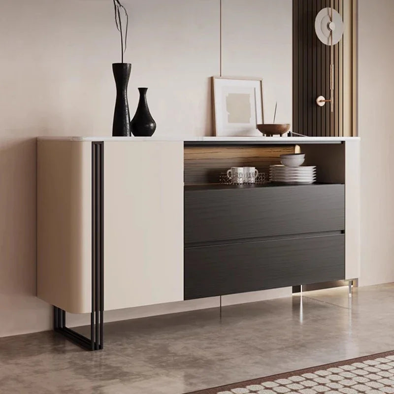 Italian Marble Living Room Cabinet