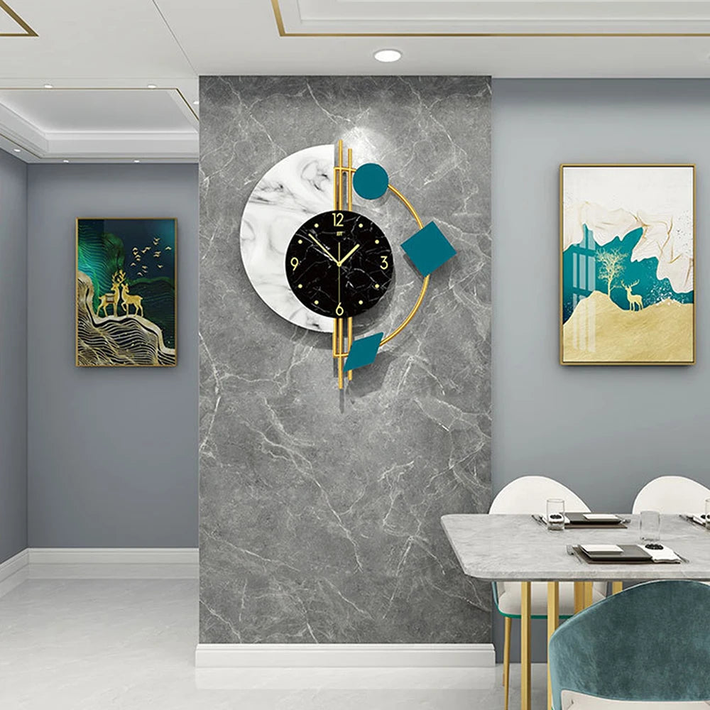 3d Wall Clock for Living Room Bedroom