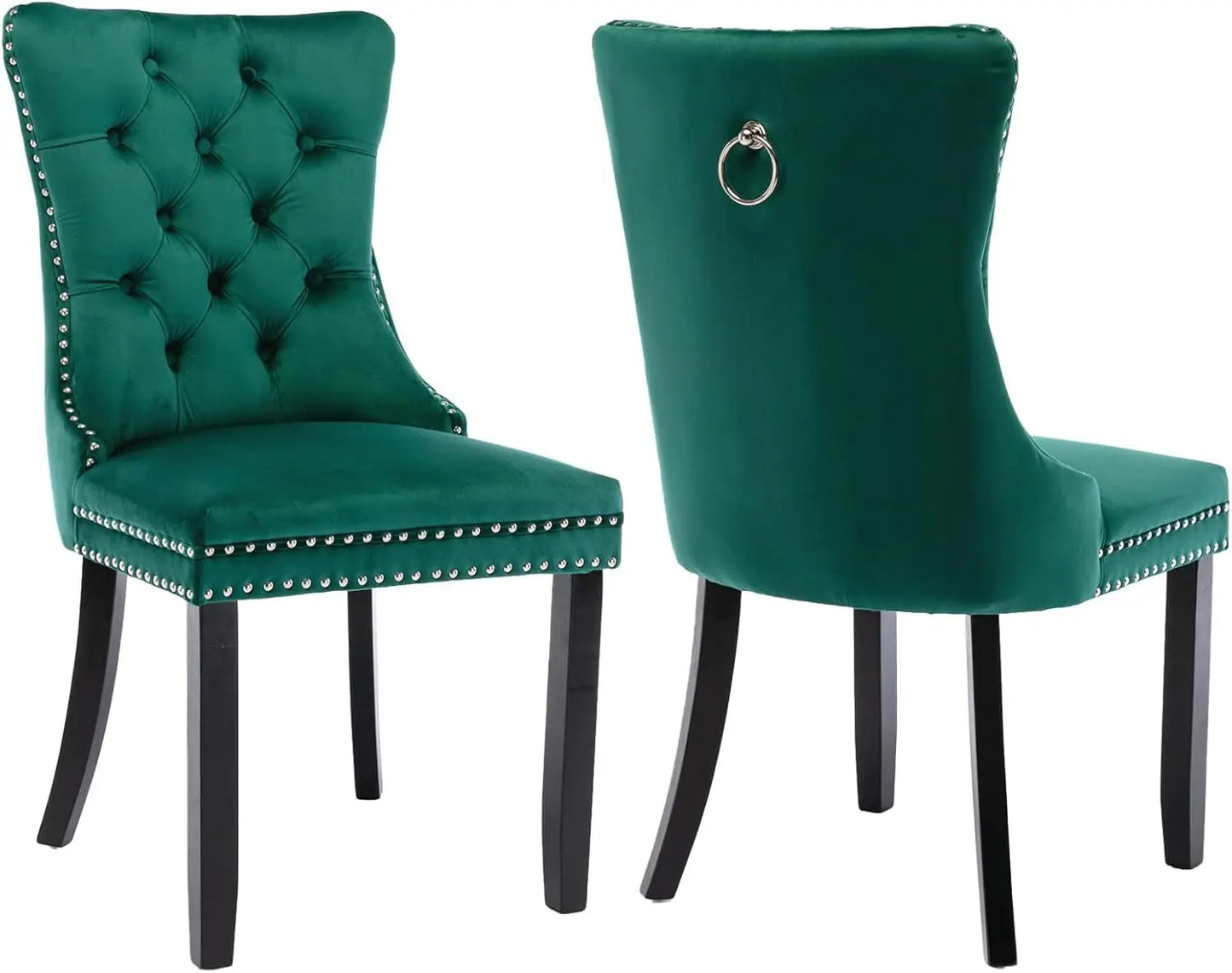 Velvet Upholstered Dining Room Chairs