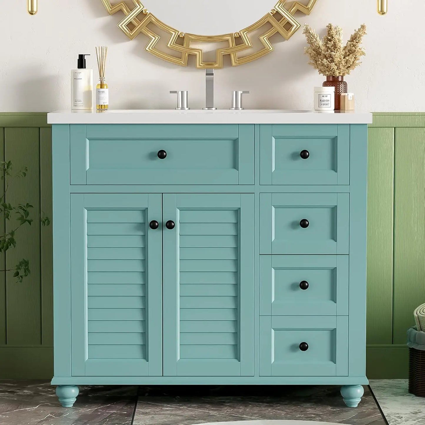36" Bathroom Vanity with Sink Combo