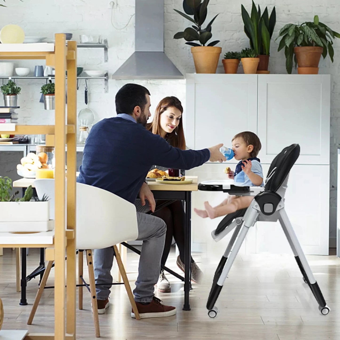 Baby Highchair Adjustable Backrest