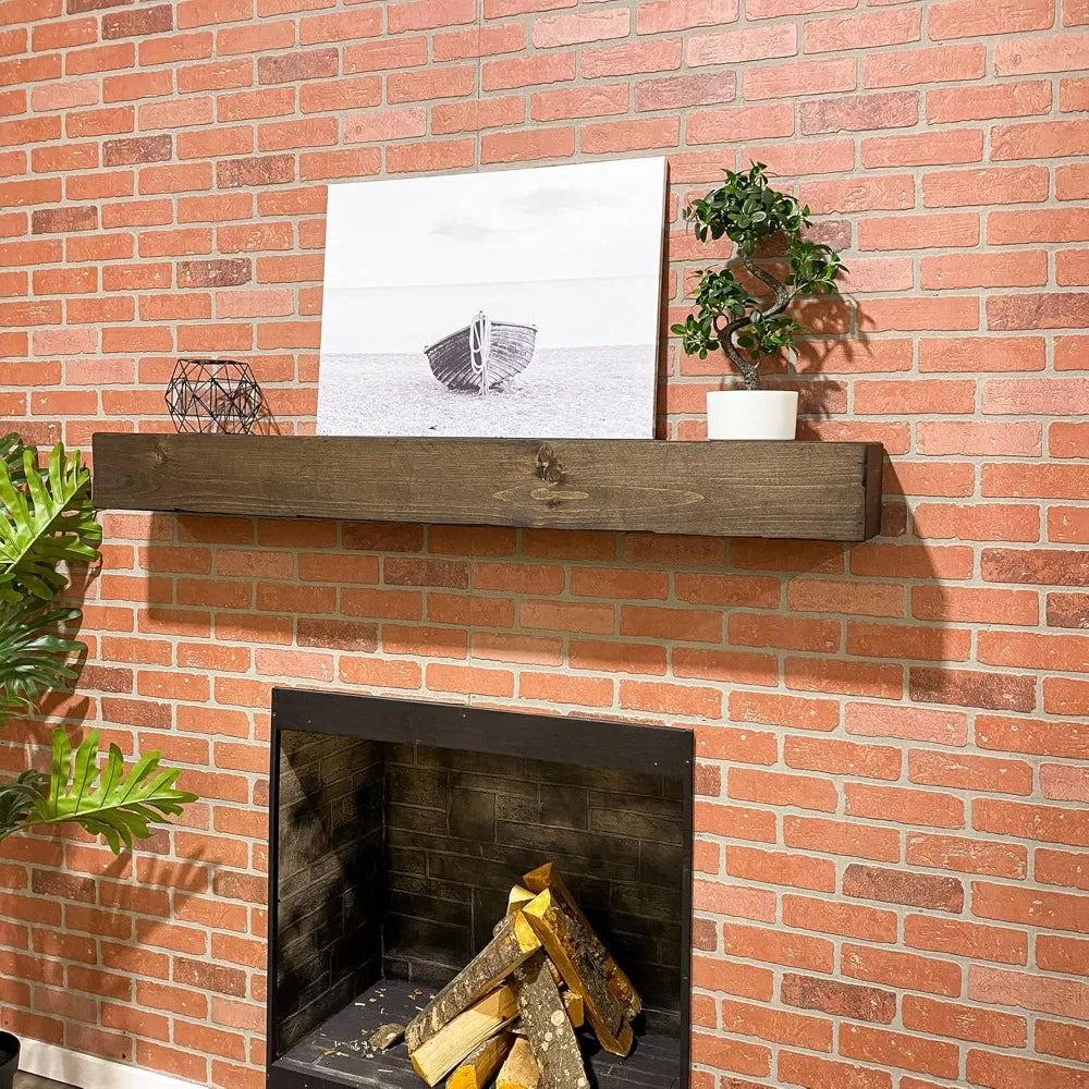 Floating Fireplace Mantel