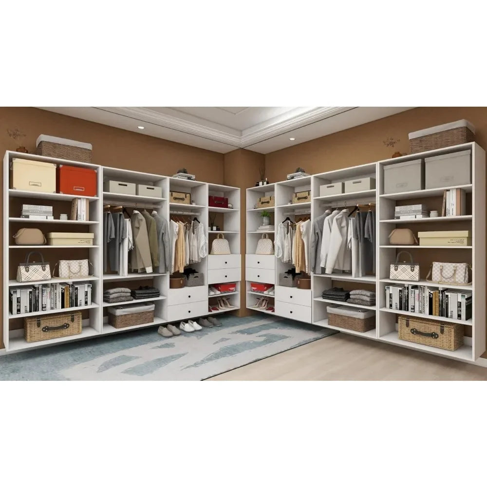 Modular Wooden Wardrobe Closet System