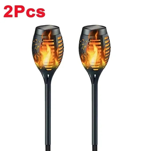 Solar Flame Flickering Tiki Light
