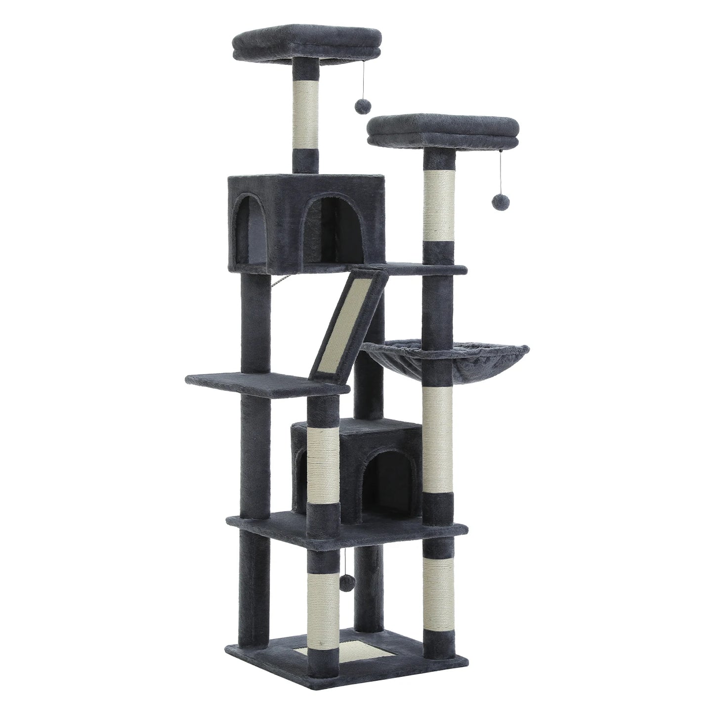 Tall Cat Tower for Indoor Cats Multi-Level