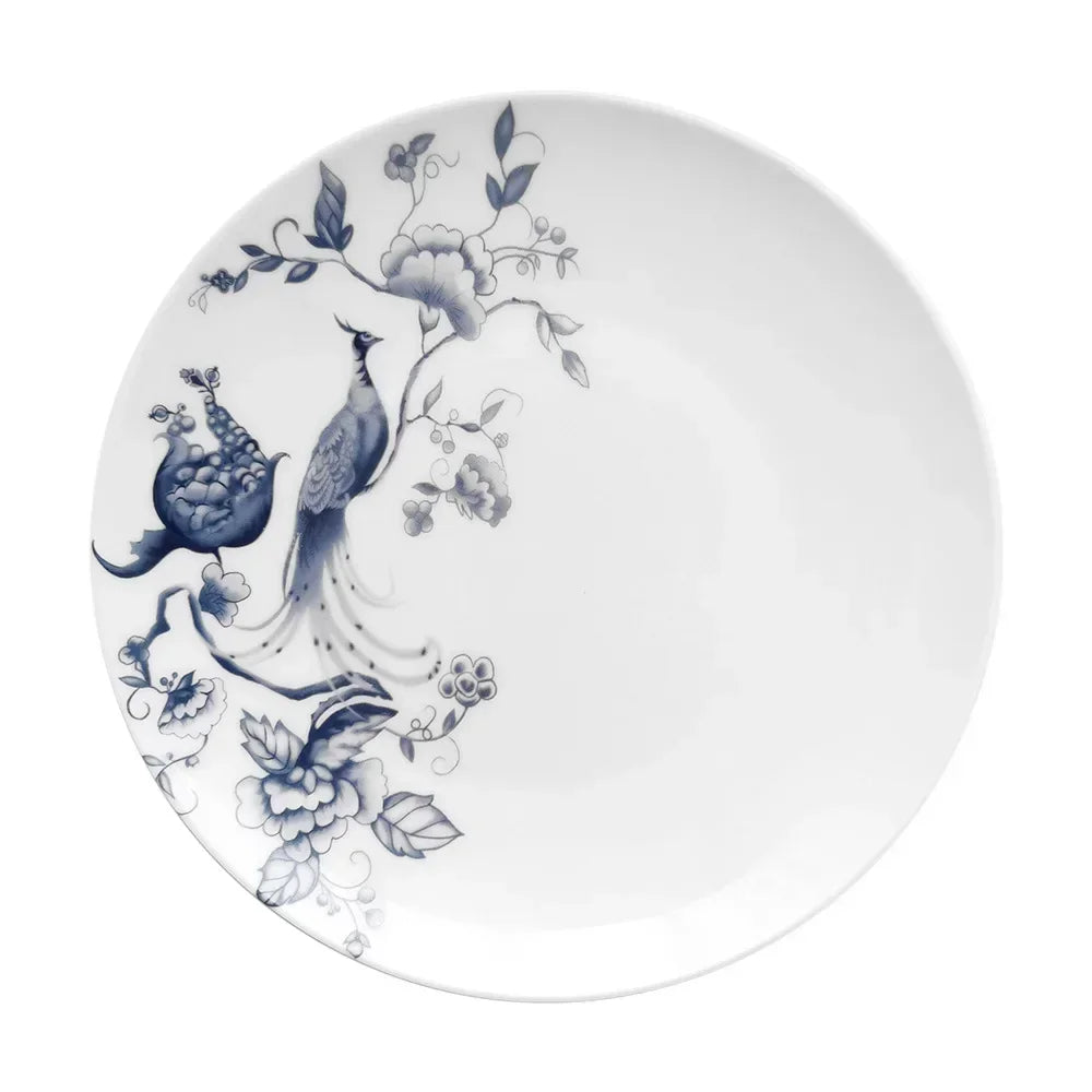 Bone Porcelain Dining Plate Coffee Tea Cup Flower Bird Tableware