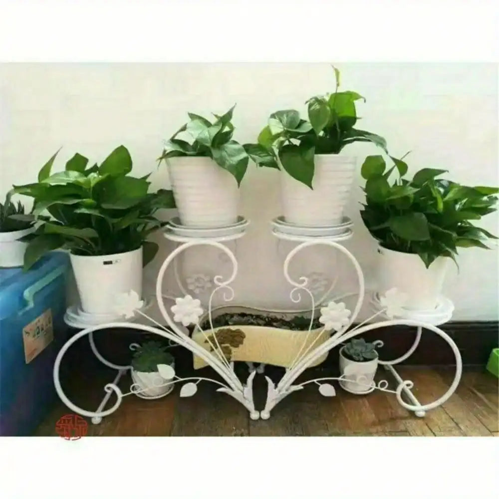 2 Set White European Style Plant Stand