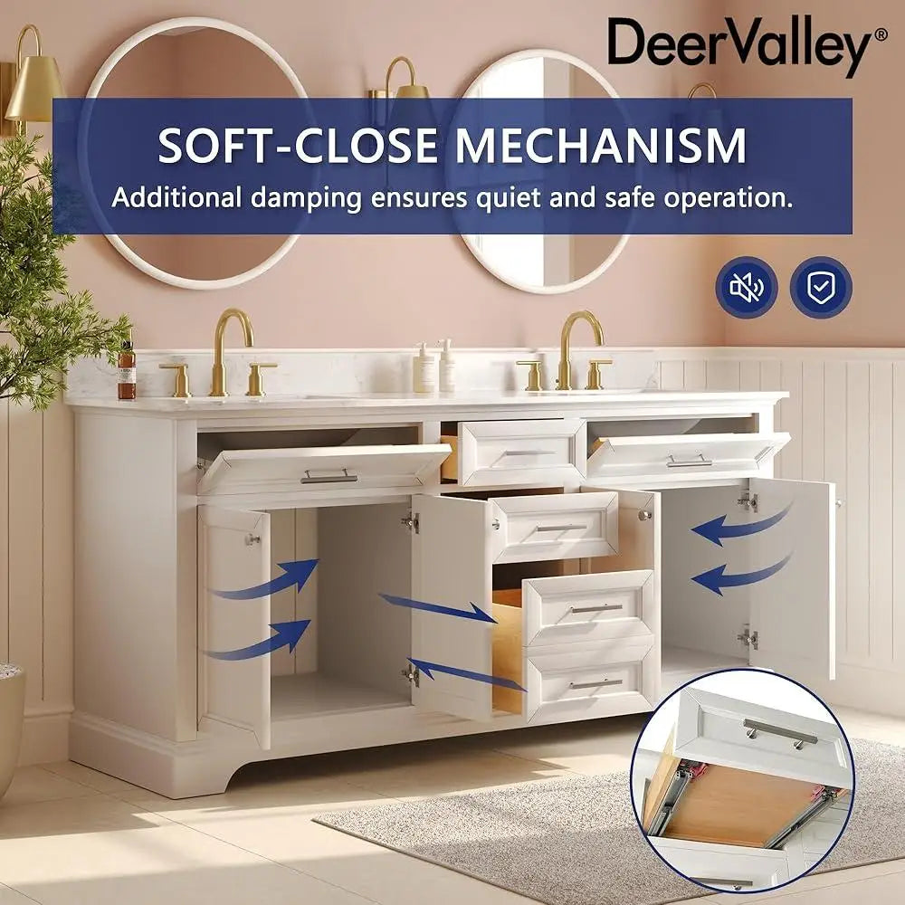 Modern Double Sink Bathroom Vanity