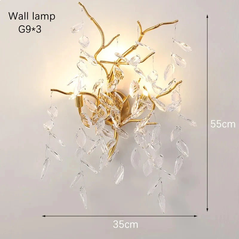 Luxury Gold Crystal LED Chandelier