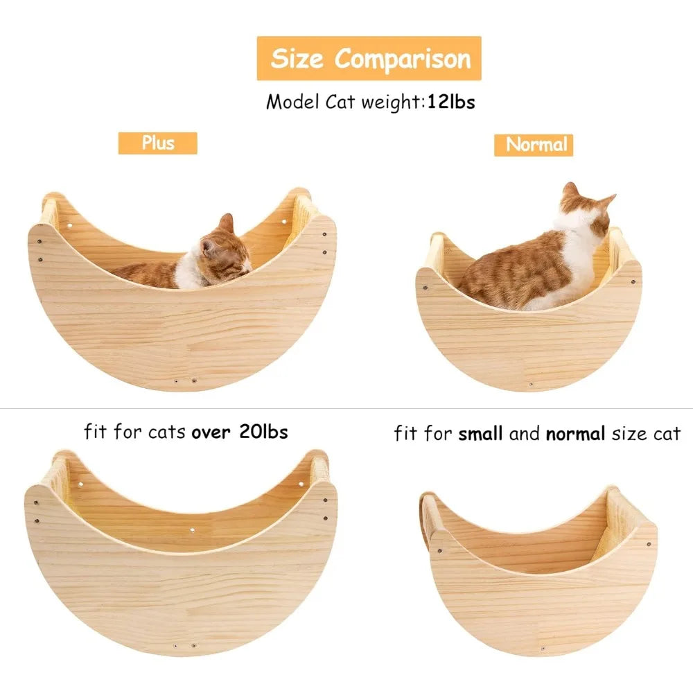 Cat Shelves and Perches Wall Mounted for Large Cats