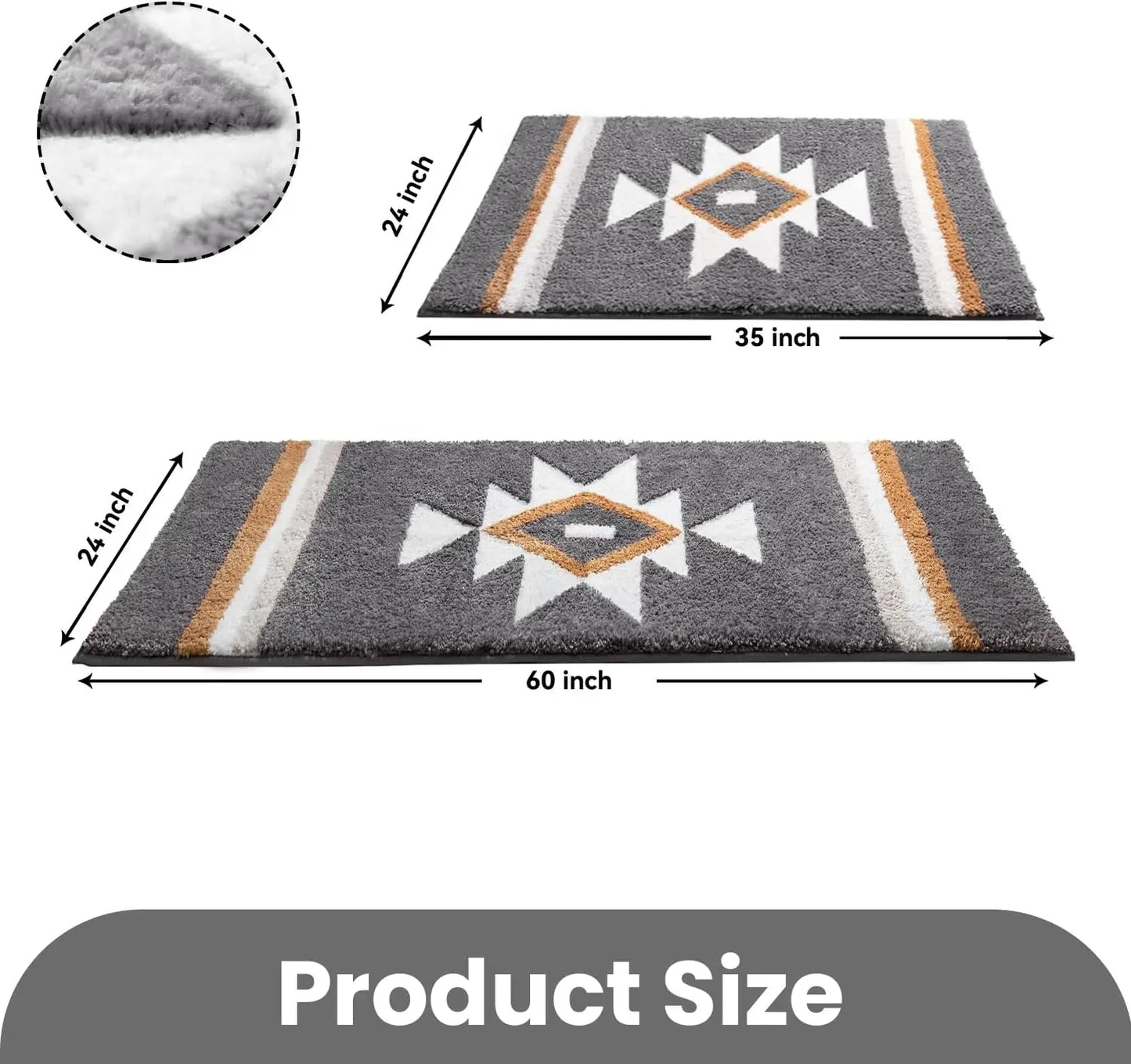 Soft Absorbent Large Carpet For Bathroom Entryway