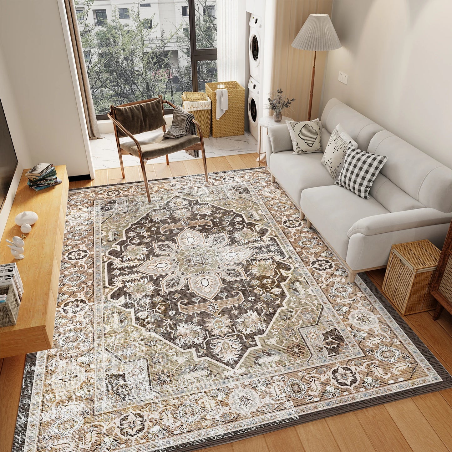 Throw Carpet for Living Room Bedroom Kitchen