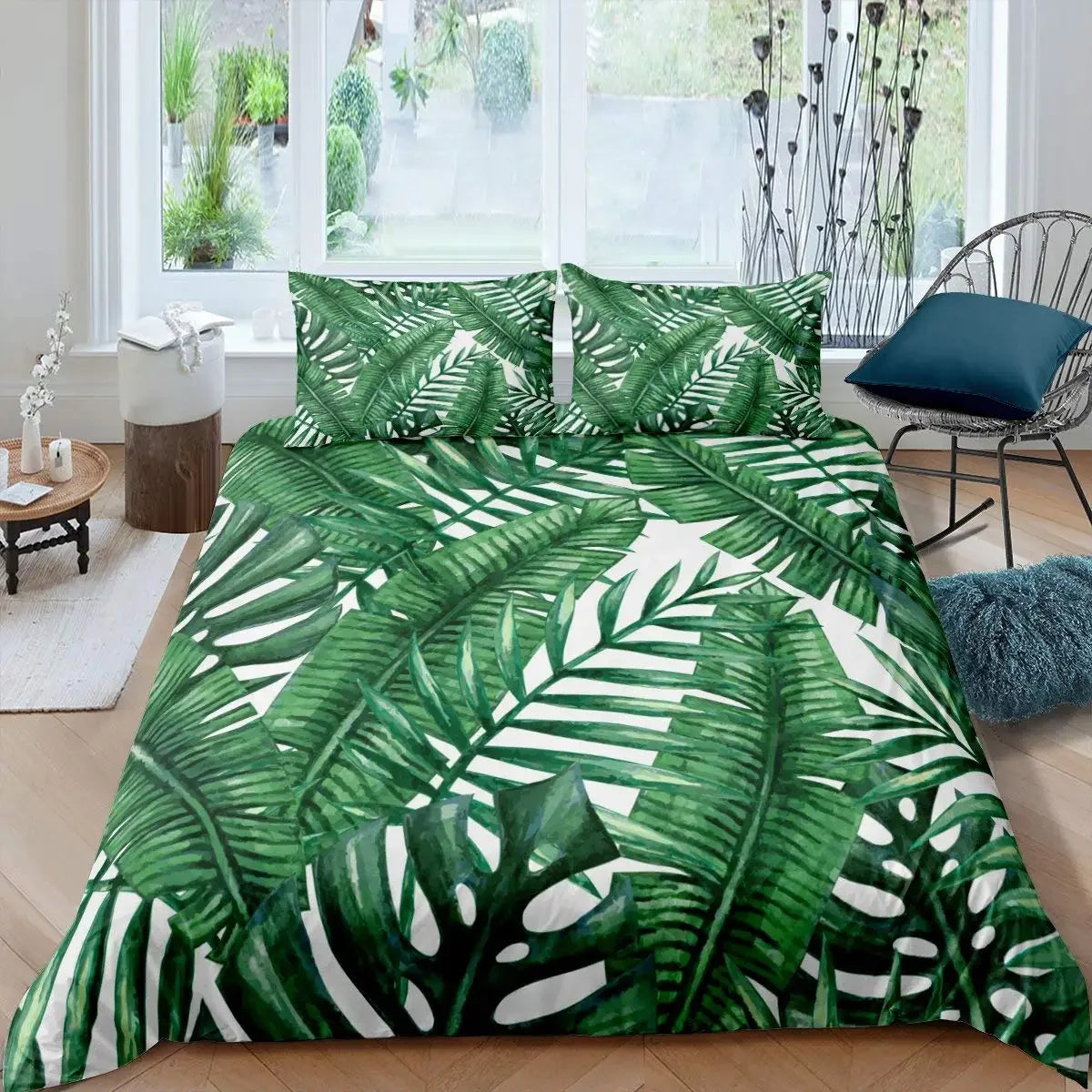 Palm Leaves Duvet Cover 2/3 Pieces
