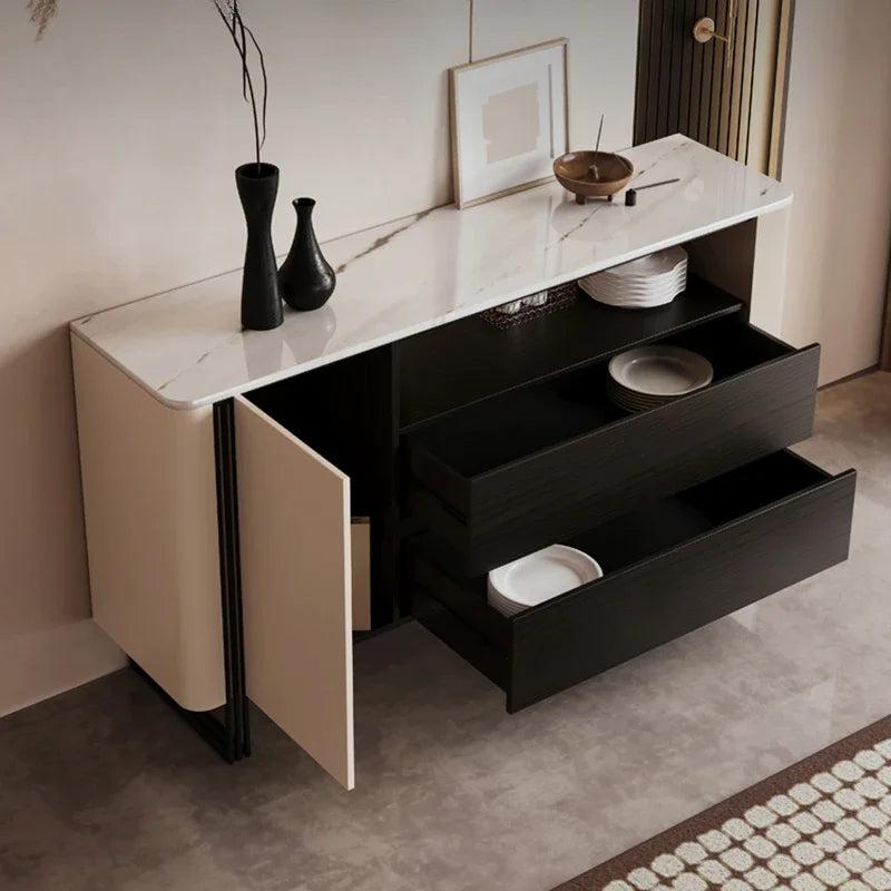 Italian Marble Living Room Cabinet