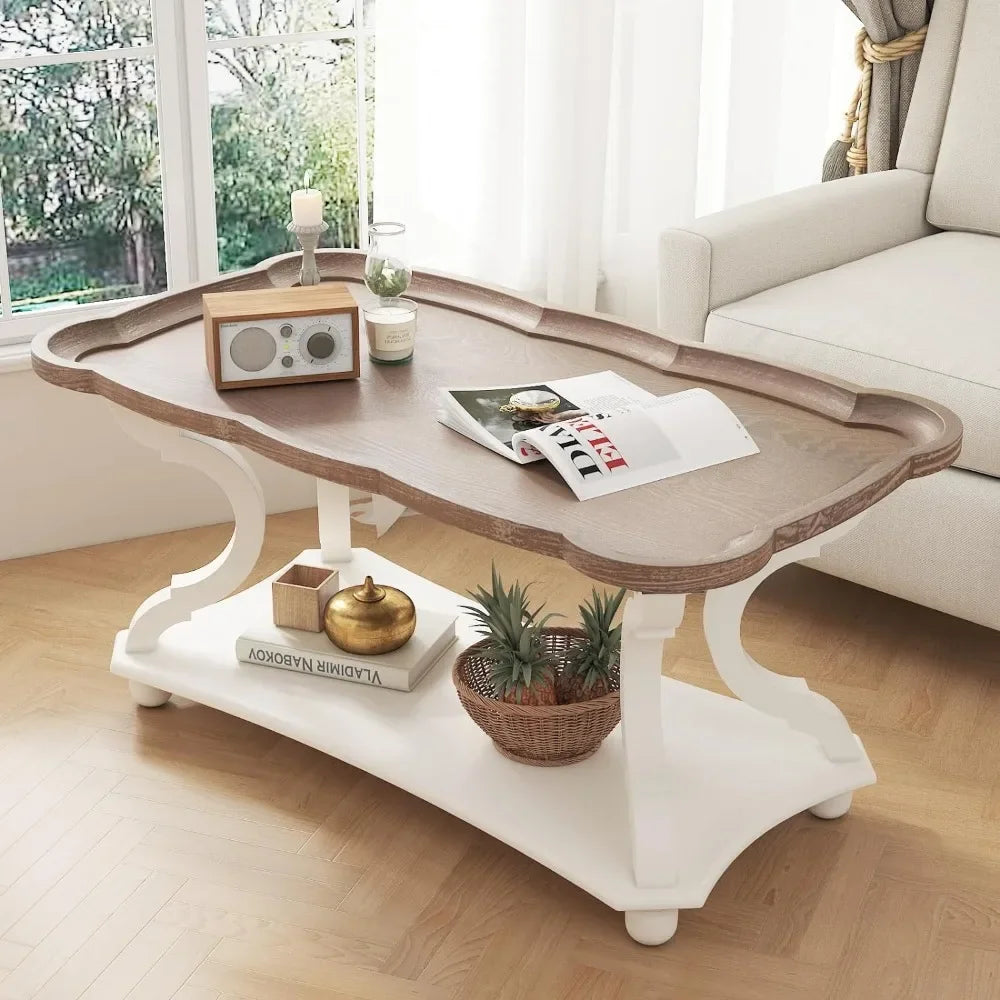 Farmhouse Coffee Table for Small Spaces