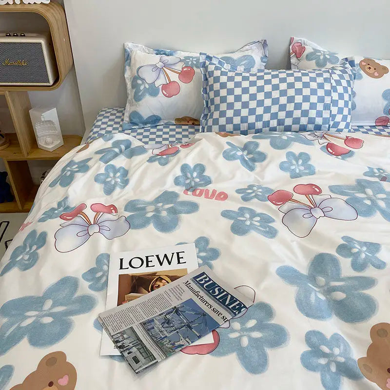 Duvet, Sheet, and Pillowcases Bedding Set