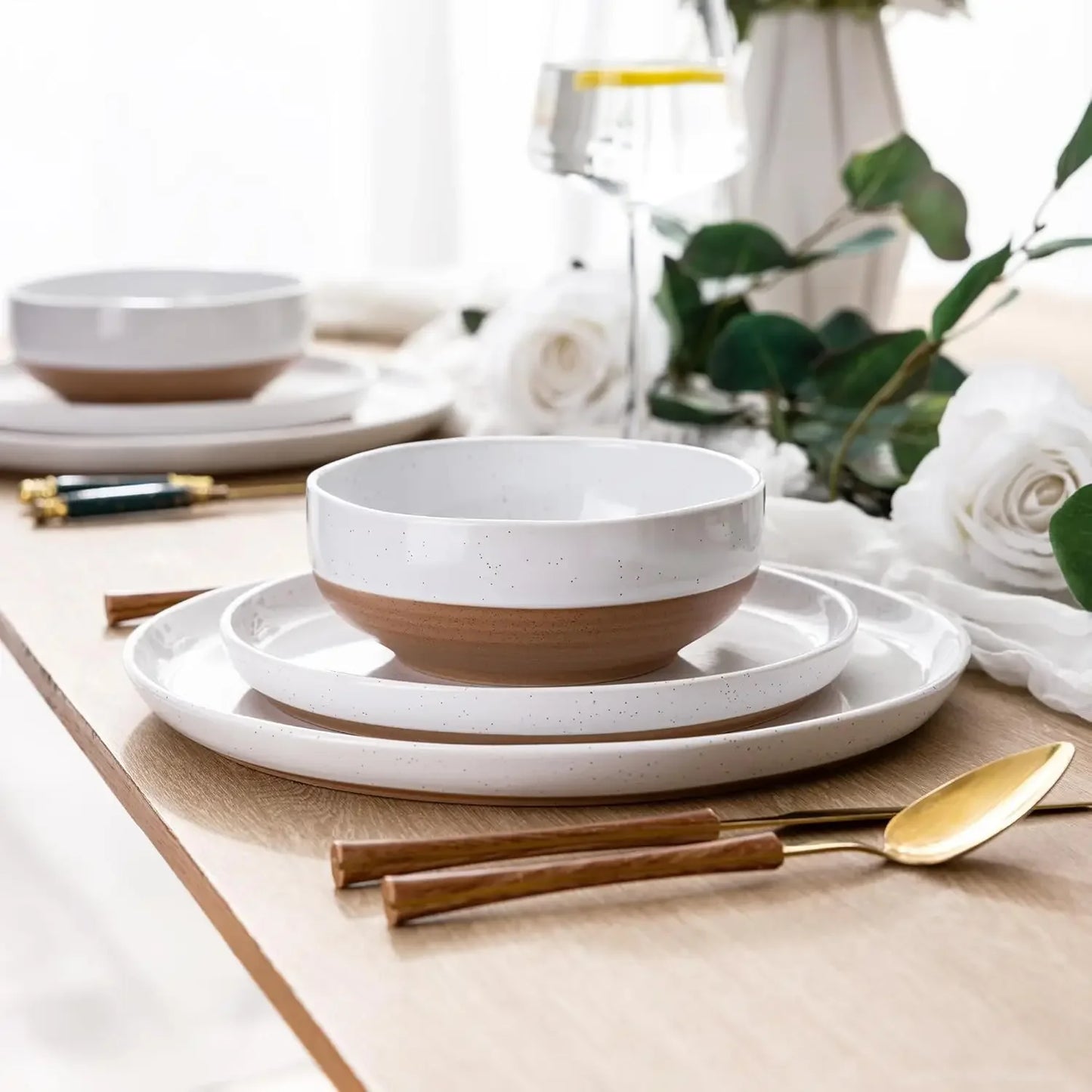 AmorArc Ceramic Dinnerware 12 Pieces