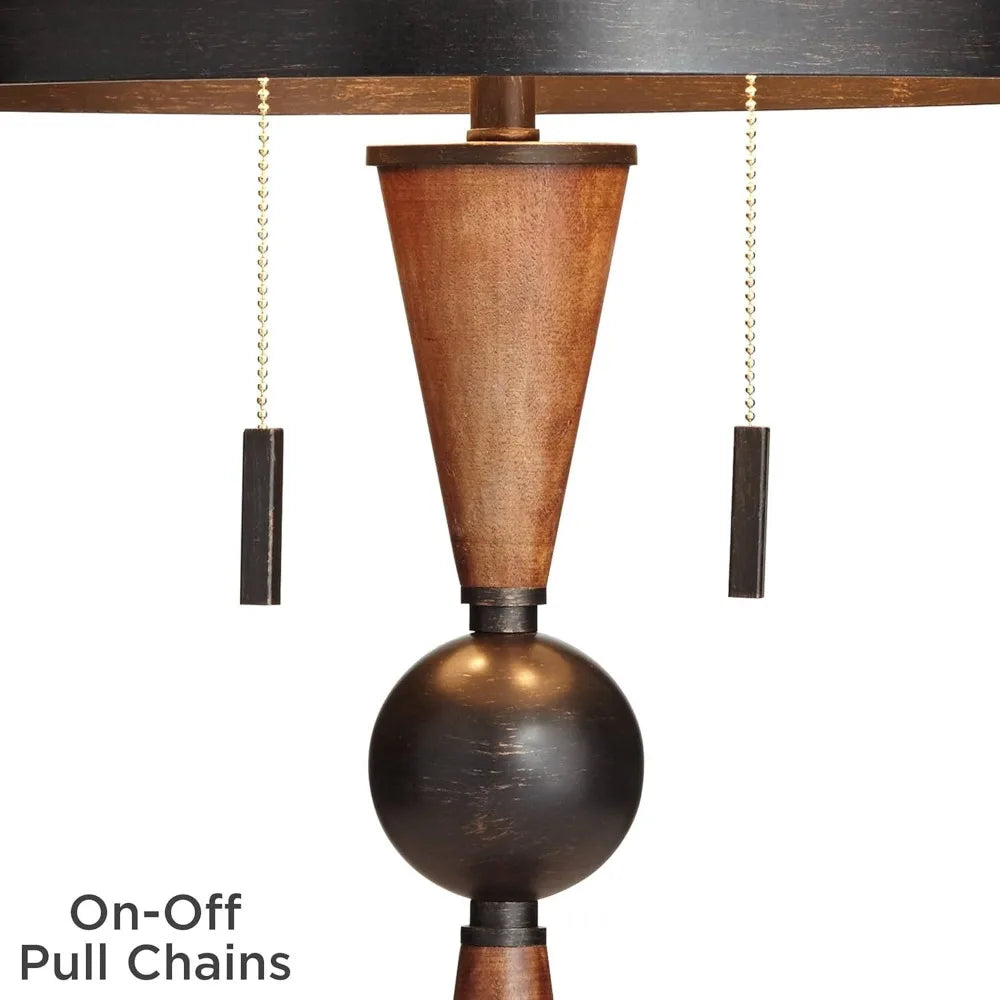 Rustic Farmhouse Table Lamp 29 3/4" Tall