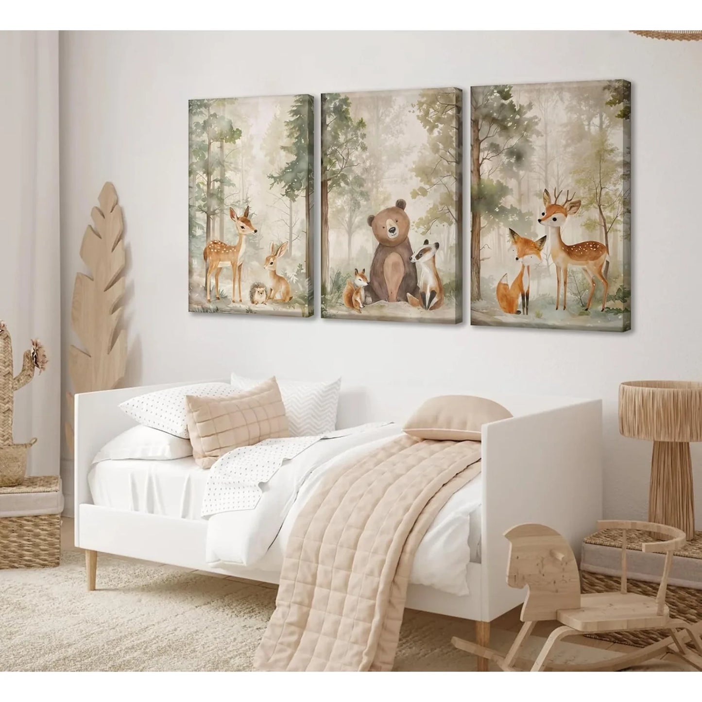 Woodland Animal Nursery Wall Decor