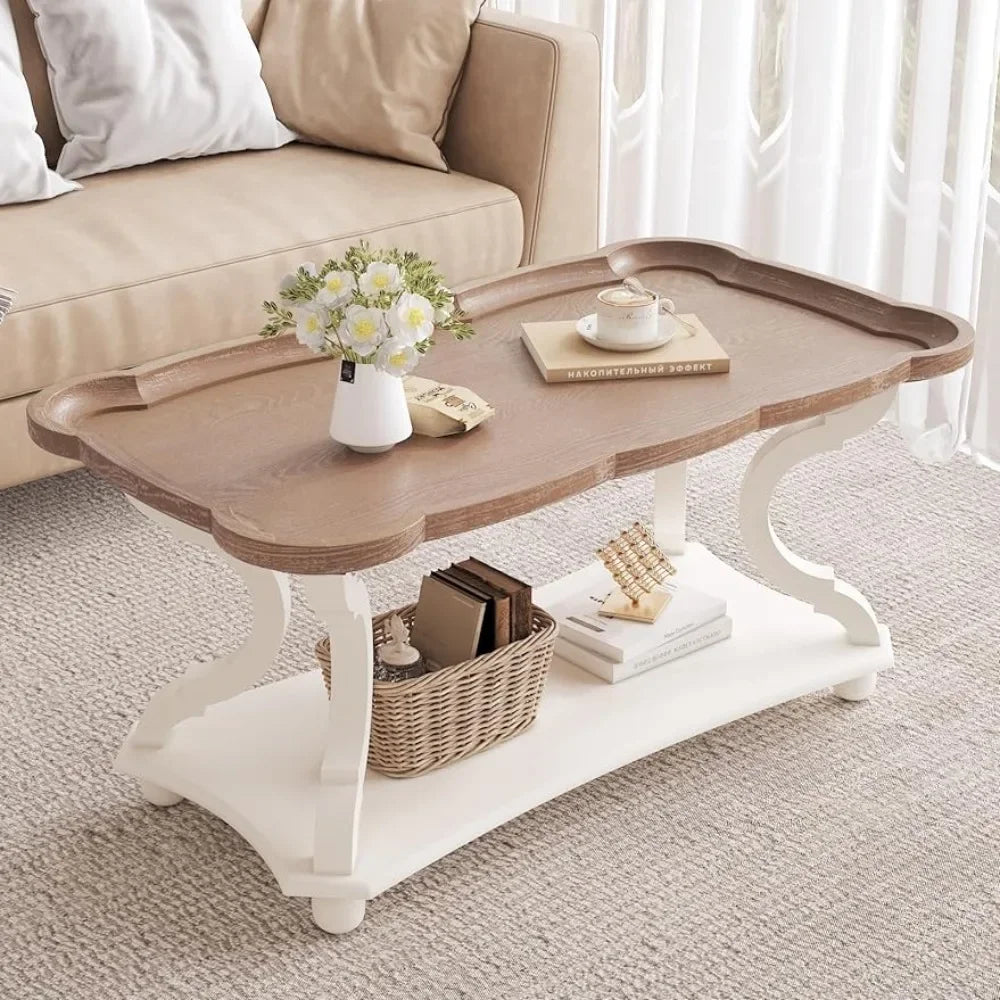 Farmhouse Coffee Table for Small Spaces