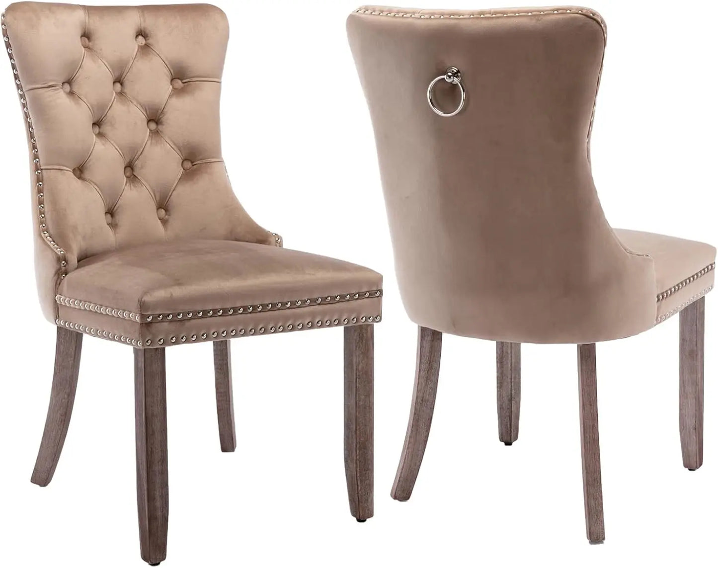 Velvet Upholstered Dining Room Chairs