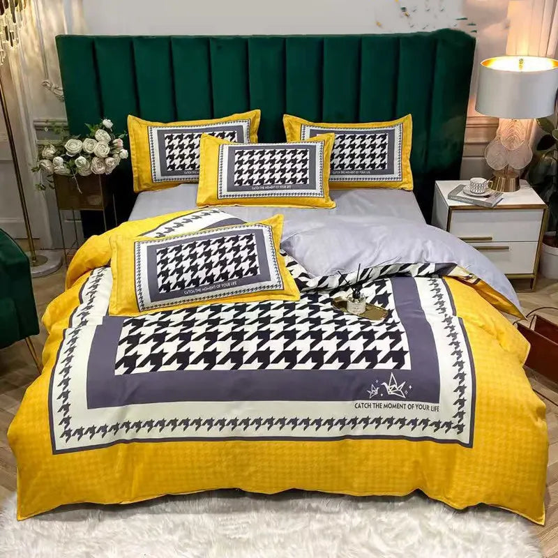 Luxury Horse Print Bedding Set