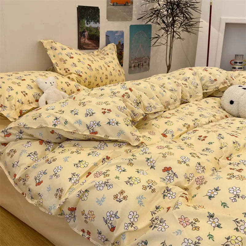Duvet, Sheet, and Pillowcases Bedding Set