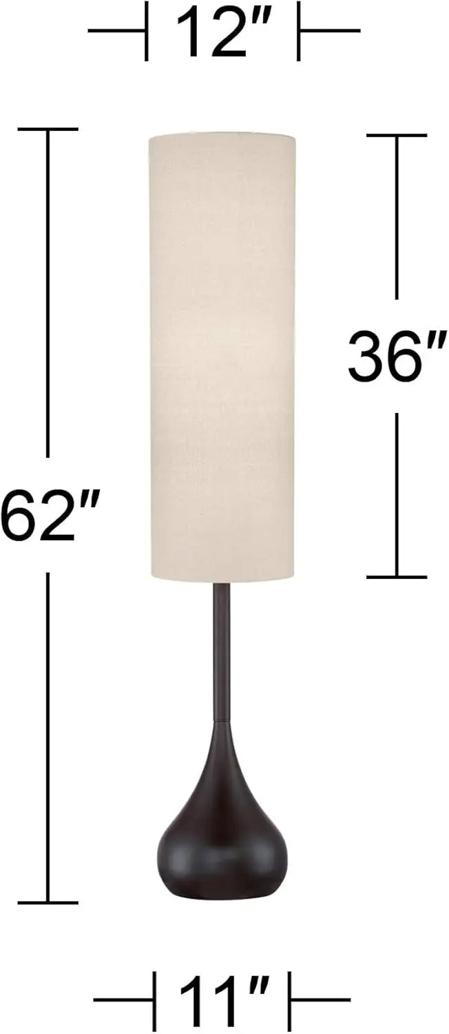 Dark Bronze Metal Floor Lamp