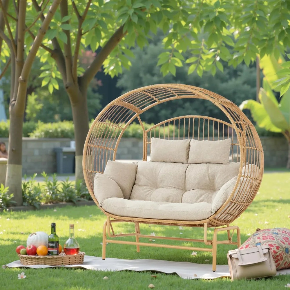 Outdoor Glider Egg Chair