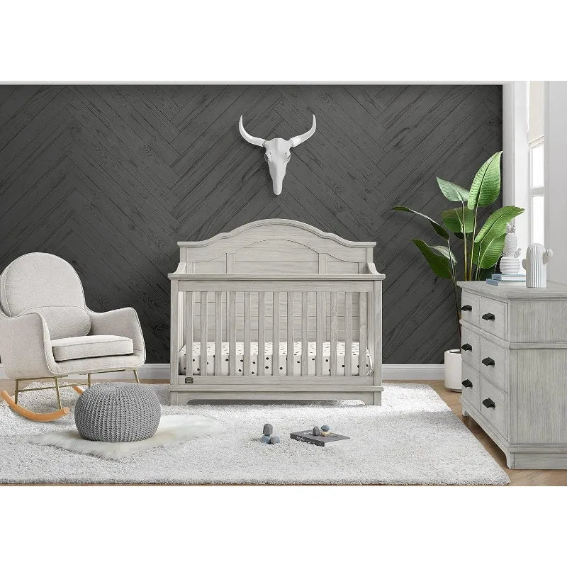Kids Asher 6-in-1 Convertible Crib