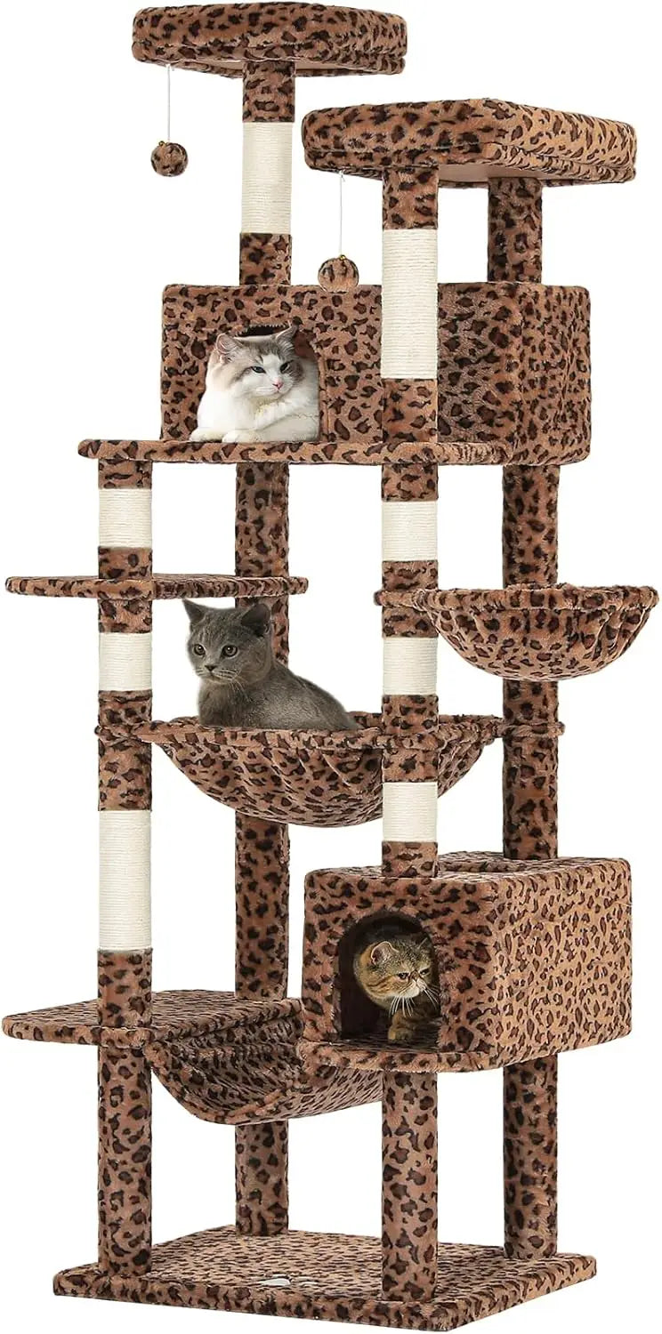 Tall Tower with 3 Types of Hammocks