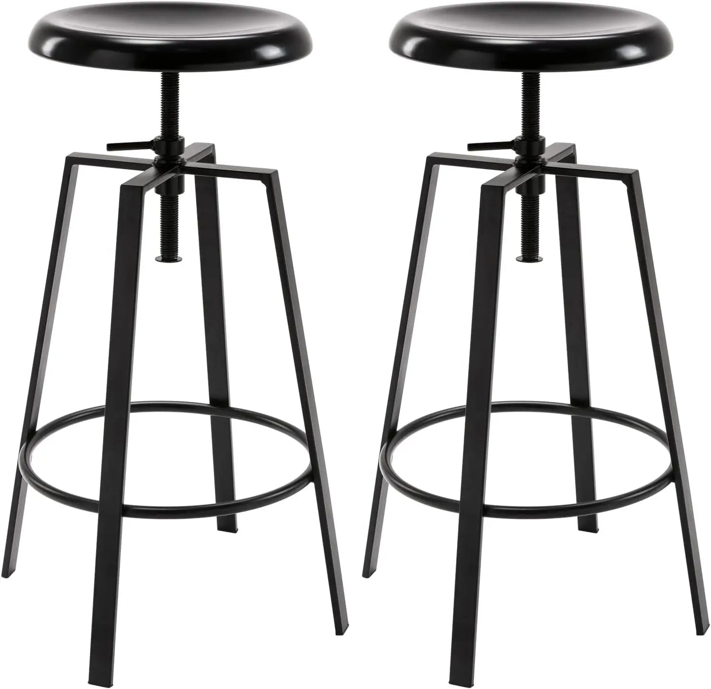 Industrial Bar Stools Set of 2