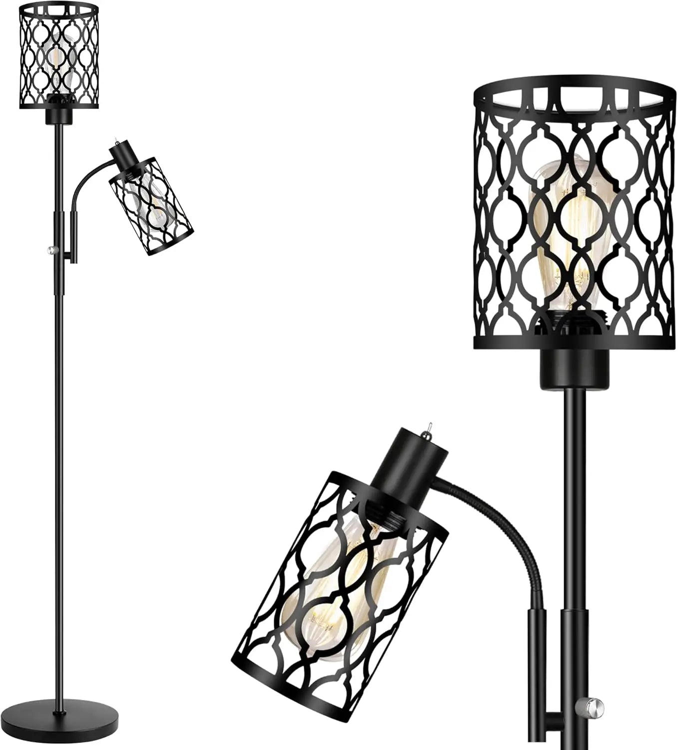 Dimmable Farmhouse Floor Lamp