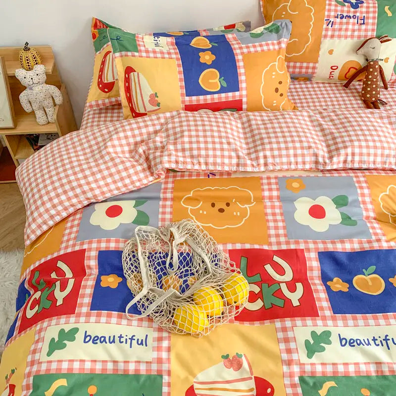 Duvet, Sheet, and Pillowcases Bedding Set