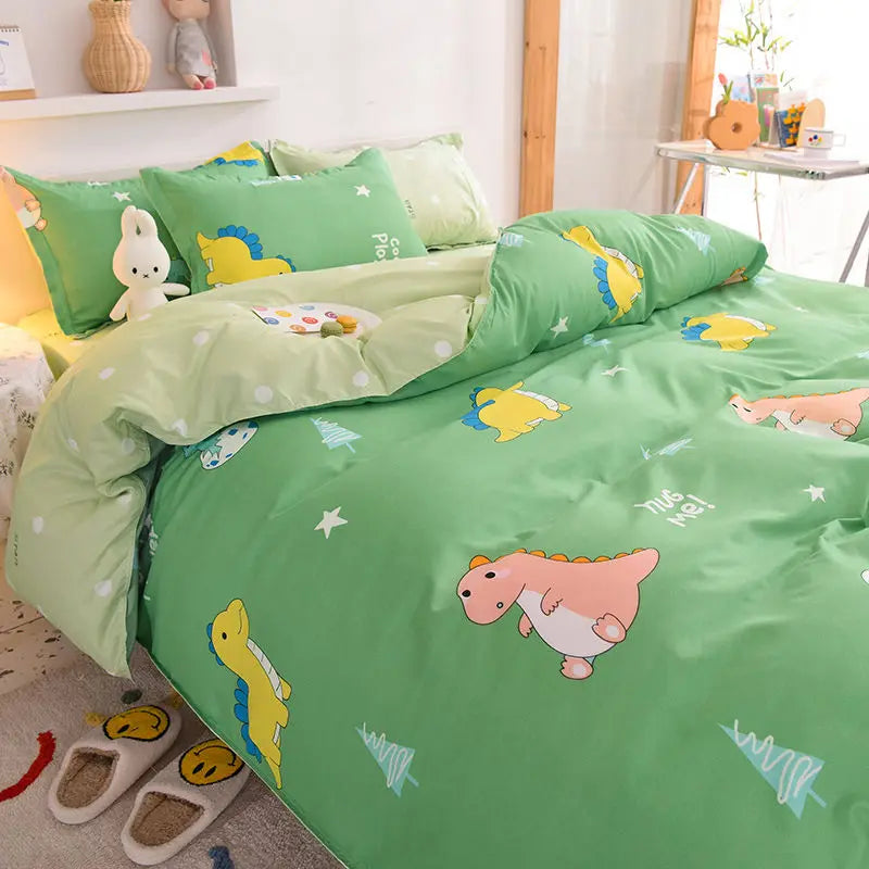 Duvet, Sheet, and Pillowcases Bedding Set