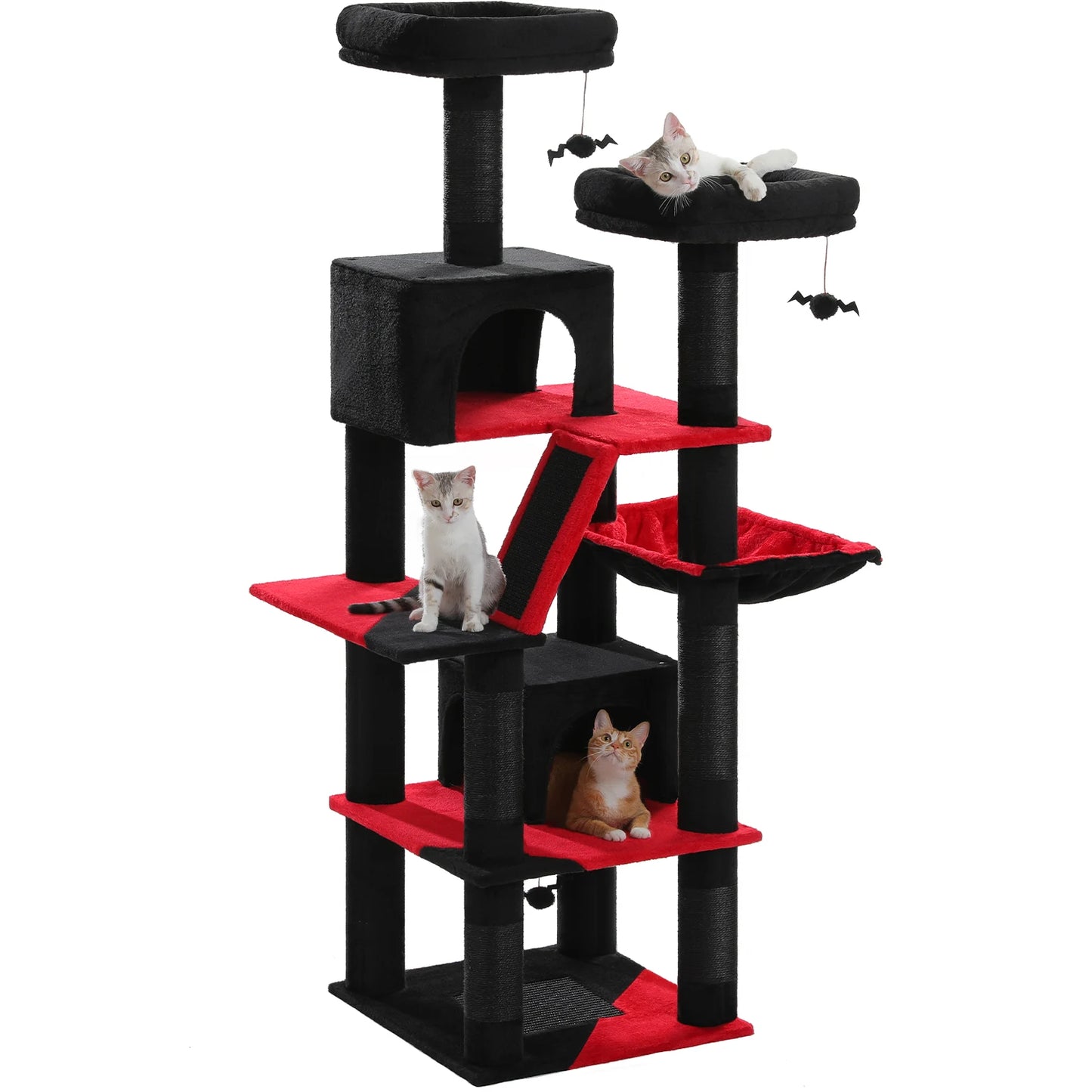 Tall Cat Tower for Indoor Cats Multi-Level
