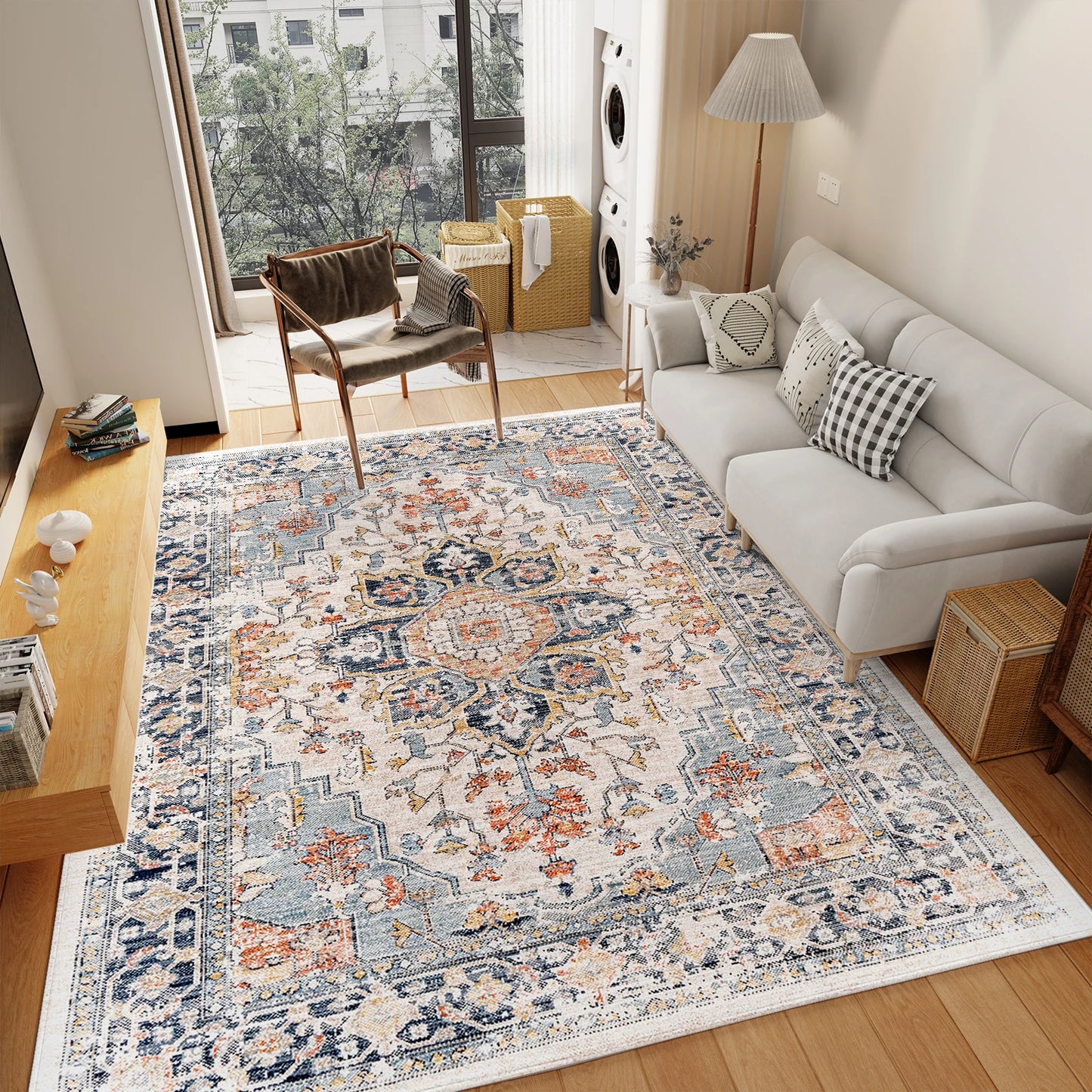 Throw Carpet for Living Room Bedroom Kitchen