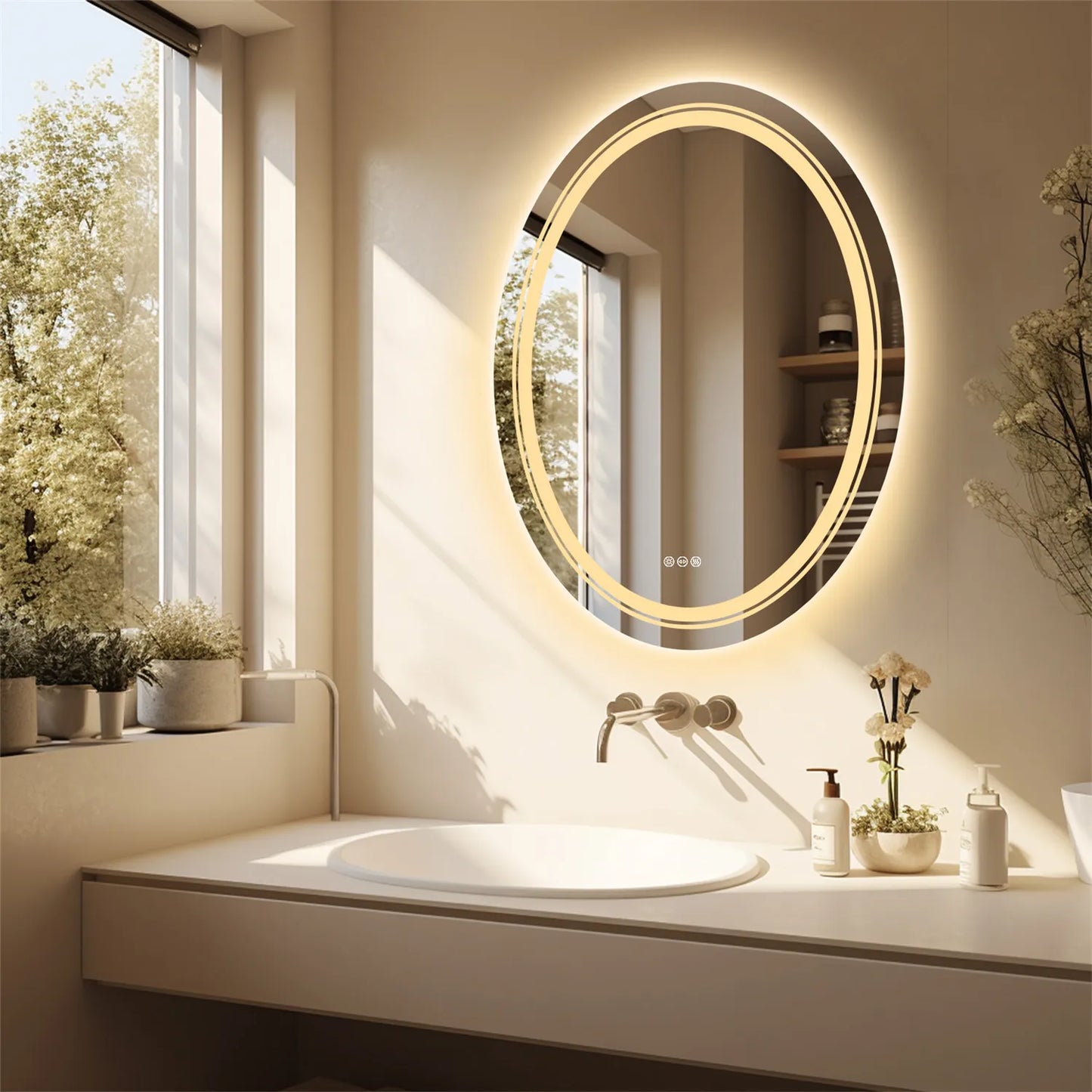 Illuminated LED Bathroom Vanity Mirror