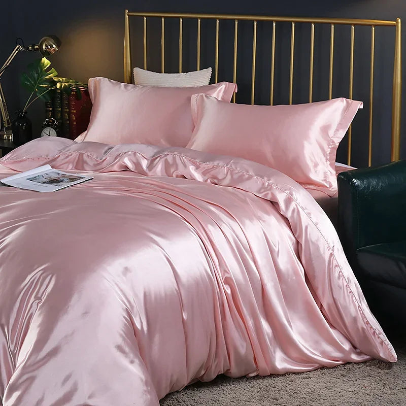 Luxury Satin Duvet , Sheet Set and Pillowcases